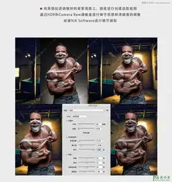 ps人像后期美化教程打造高对比度hdr金属肤色室内人物艺术照5