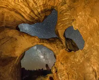 北美星空全景图