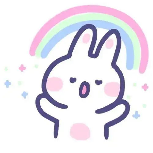 一组卡通简约情侣头像