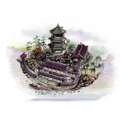 清康熙四十二年创建河北承德避暑山庄金山