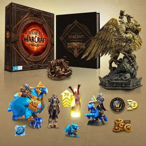 魔兽世界11.0实体典藏版正式发布含狮鹫骑士雕像等多重豪礼