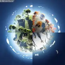 绿色地球图片保护地球植被素材