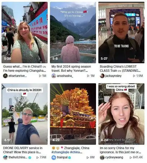 144小时免签后,老外旅游up主掌握新流量密码中国好玩好吃好景色,真香了...