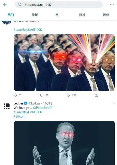 一场比特币meme运动为何马斯克等众名人都换了激光眼头像