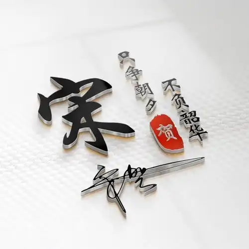 姓氏头像,50张精美3d姓氏头像,看看有没有你的姓氏头像