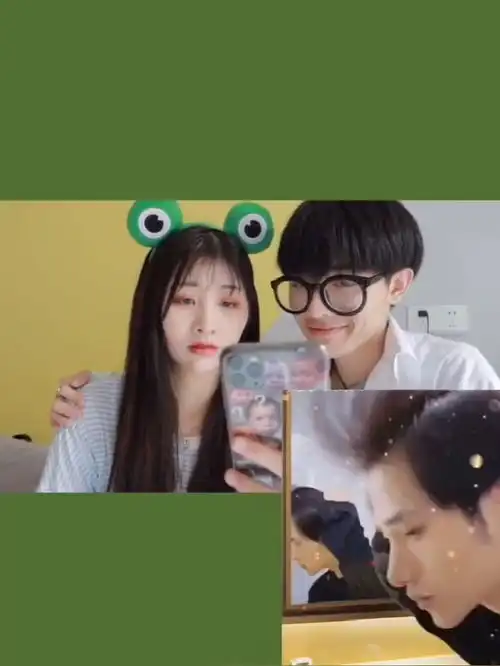 情侣在家玩不心动挑战,小伙费尽心思找的帅哥,老婆竟是这个表情