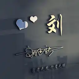 专属你的姓氏头像,简约商务微信头像,个性签名震撼上线