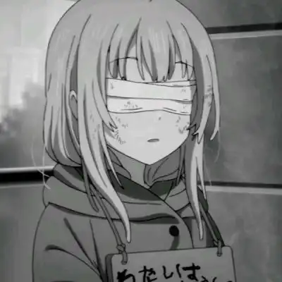 动漫女丧头我不见了那么久你才发现吗