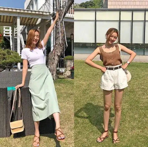 18套元气少女范的夏日穿搭,通勤和出游都能穿,值得收藏