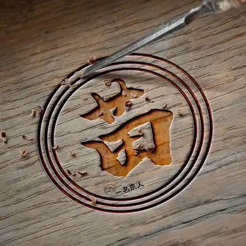 高端木刻姓氏头像,专属于你的福利,一共15张
