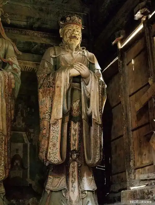 北京大慧寺二十四诸天泥塑彩绘塑像