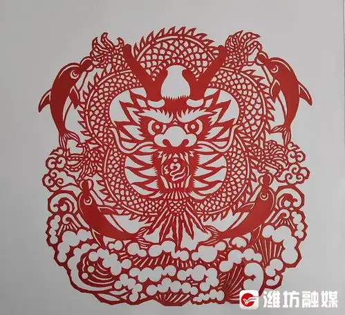 龙年说龙龙聚百财国富强,跃然纸上