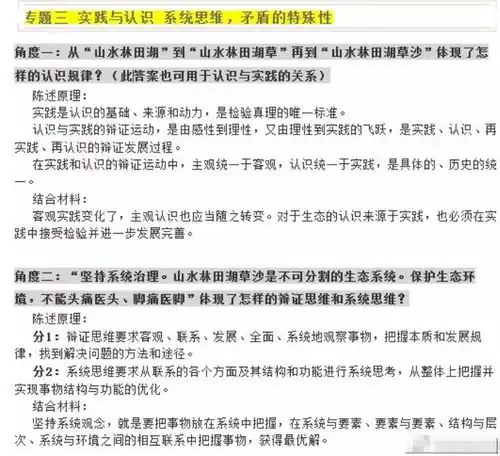 2022考研政治押题考前必看