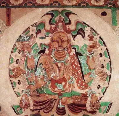 敦煌莫高窟壁画佛像画