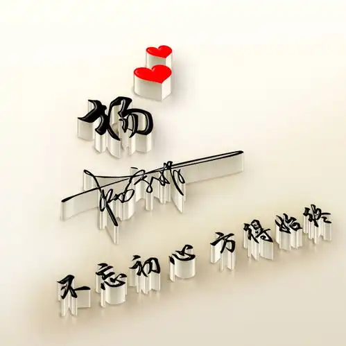 你该换个微信头像了,超好看的3d立体签名头像,有你喜欢的吗