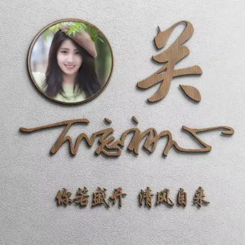微信头像姓氏头像,新款大气纹理创意签名头像设计,请查收带走