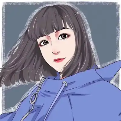 手绘情侣头像一男一女,所有的深爱都是秘密