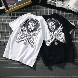 精神社会女夏季快手网红同款半袖t恤女学生韩版宽松短袖上衣服潮