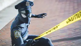 国外小伙cos蜘蛛侠蜘蛛警察姿势不雅口味独特
