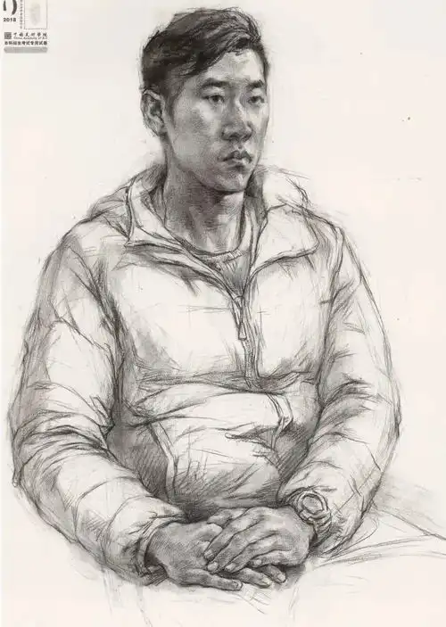 中国美术学院历年素描高分卷近百张高清作品,值得收藏