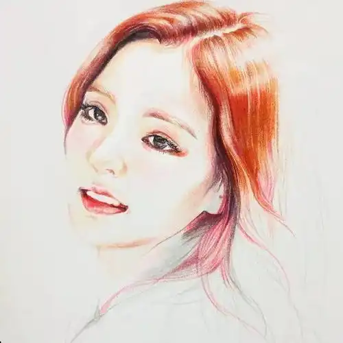 一大波小清新的彩铅画头像在这等你来领取