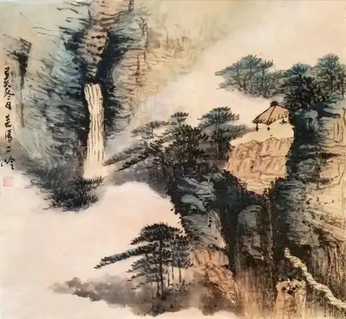 郑二岭山水画2021迎春微展