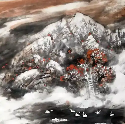 凤舞燕山北派山水画家作品邀请展在丰南开幕