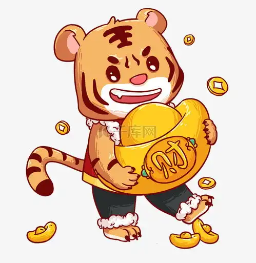 虎年新年老虎招财素材图片免费下载千库网
