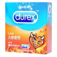 壹药网durex杜蕾斯装安全套3只秘诱5片豪氏洁肤卫生湿巾10片包x1