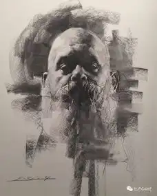 扎实素描人像jiegaoart作品分享7.game