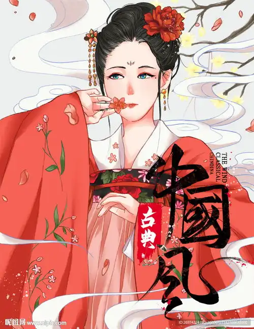 汉服海报汉服中国风古典图片