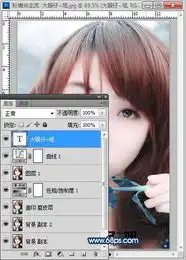 利用通道快速制作漂亮的粉蓝色美女图片