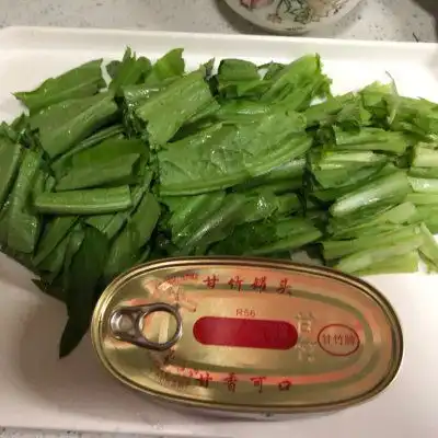豆豉鲮鱼油麦菜十分钟快手菜