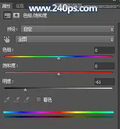 photoshop给大山照片添加黄昏和云雾效果美化教程