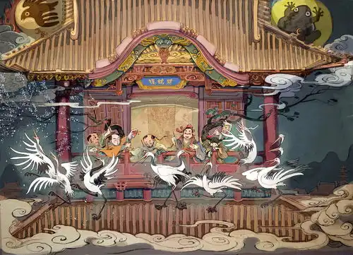 点鹤楼鹤之成人礼动漫作品