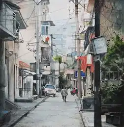 湖美毕业的女神姐姐竟然把水彩画的这么细腻