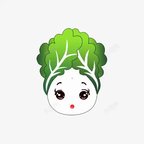卡通可爱的大白菜形象元素免抠png设计图片免费下载页面网页平面电商创意素材白菜素材