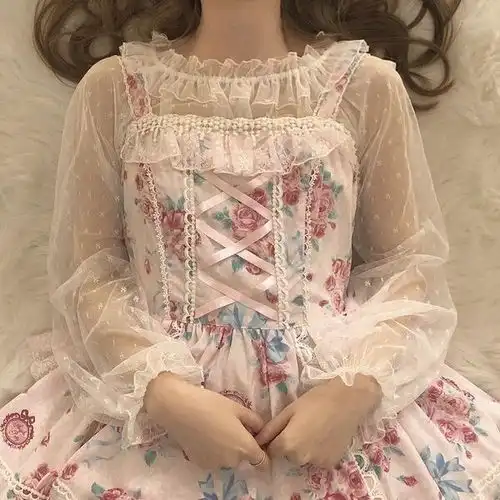 仙气白菜lolita内搭