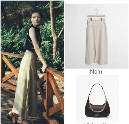 高圆圆才是真正的魅力女人,穿浅色修身长裙温婉大气,好淑女