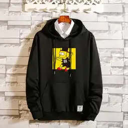 优羽尚春季时尚圆领多色潮流时尚嘻哈卡通百搭连帽卫衣wy208