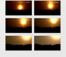 高清拍摄户外早晨清晨自然景观地平线太阳升起日出实拍视频素材下载mov格式熊猫办公