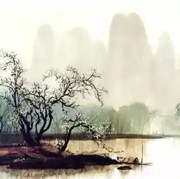 这组山水小品,看了美一天