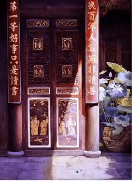 老北京水彩画