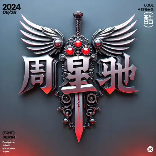 ai造字姓名头像金属翅膀头像字体设计rosebird的原创画板