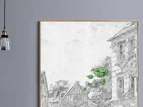 怀旧手绘素描城市街景玄关装饰画背景墙图片设计素材高清模板下载27.72mb其他大全