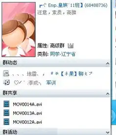 怎么删除点qq群头像时下面显示的群动态群共享