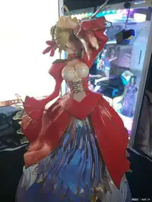 国产手办fate命运之夜红saber暴君尼禄手办开箱和简单评测