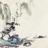古风山水画微信头像唯美古风唯美简单山水画头像
