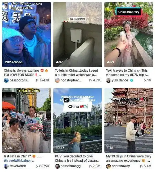 144小时免签后,老外旅游up主掌握新流量密码中国好玩好吃好景色,真香了...