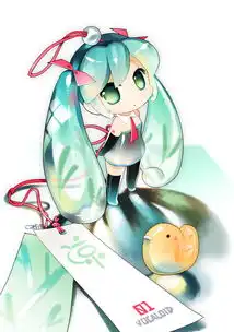 p站插画初音风铃萌id45374945猫鱼